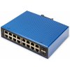 DIGITUS Digitus DN-651159 sieťový prepínač Riadený L2 Gigabit Ethernet (10/100/1000) Podpora napájania cez Ethernet (PoE) Čierna, Modrá (DN-651159)