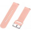 eses Silikónový remienok s prevliekaním - Ružový, 22 mm