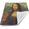 Sablio Detská deka pre bábätko Mona Lisa - Leonardo da Vinci - 90x120 cm