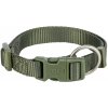Nylonový obojok PREMIUM, S-M: 30-45 cm / 15 mm, olivovo zelená