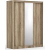 DRE Trojdverová šatníková skriňa REA Atlanta 2 - dub canyon
