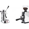 La Pavoni Professional Lusso + Eureka Mignon Libra 65 All Purpose, CR white