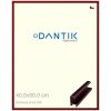 DANTIK rám na obraz 40 x 50 Červená Rubin broušená