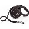 Vodítko FLEXI Classic černá XS pásek 3m/12kg