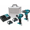 Makita CLX224X Aku sada DF333DZ+TD110DZ+2xaku+kufr Li-ion CXT 12V