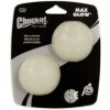 Chuckit! svietiace loptičky Glow M 6,5 cm (2 ks)