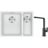 Súprava granitový drez Franke Maris 125.0687.267, kuchynská batéria Franke Mythos 115.0550.441
