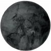 MOOD SELECTION Umelá kožušina Dave Charcoal - koberec ROZMER CM: ø80