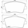 BREMBO Súprava brzdových doštičiek P 86 031