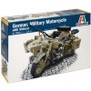 ITALERI Model Kit military 7403 German Military Motorcycle with Sidecar 1:9