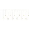 MagicHome ReťazCurtain 138x LED teplá biela s hviezdami 230V 8 funkcií osvetlenie L-220x60 90 cm