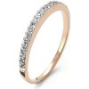 Blink-Blink Diamantový výročný prsteň v ružovom zlate 0.12 ct 1350RDG