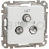 Schneider Electric Sedna TV/R/SAT zásuvka koncová 4dB, Biela