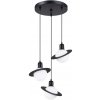 Sollux Sollux SL.1359 - Luster na lanku HYPERION 3xG9/8W/230V čierna SLX1164 + záruka 3 roky zadarmo