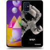 Picasee silikónový čierny obal pre Samsung Galaxy M31s - Astronaut Big