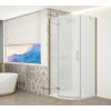 Gelco TRINITY GOLD MATT štvrťkruhová sprchová zástena 900x900mm, matné sklo, ľavá GT6590ML-G