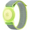 TECH-PROTECT NYLON PRE KIDS APPLE AIRTAG LIMETKOVÝ