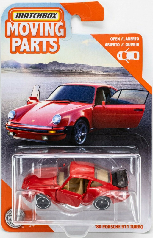 Matchbox Toys Moving Parts 80 Porsche 911 Turbo