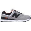 Pánska golfová obuv New Balance, 574 GREENS V2 sivá,čierna,biela, 42 EU
