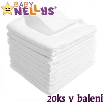 Baby Nellys Kvalitné bavlnené TETRA LUX 70 x 80 20 ks