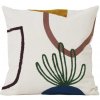 Ferm Living Vankúš Mirage Cushion, island