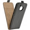 Puzdro knižka Lenovo Moto E4 Plus Slim Flexi čierne PT