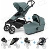 Set 5v1 Thule Urban Glide 4-wheel Mid blue 2024 + vanička Mid blue + pláštenky + ochranná sieť