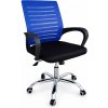 INLEA Kancelárske kreslo Valcor - čierno modré