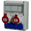 SCAME Rozvodnica SCAME(633.312222/4) 32A, 16A, 4x230V 4 pól Enerbox