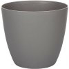 Plastkon Ella Mat dekoratívny kvetináč šedý, 25cm
