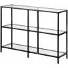 Konzola Vevor čierna Vevor 100 x 72,9 x 30 cm