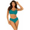 Dámske dvojdielne plavky Fashion 18 S940FA18-10 tyrkysové - Self 48D
