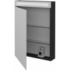 Dreja Jednodverová zrkadlová skrinka AIR GAOE 60 - N03 Graphite / Levé