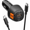 Nabíjačka do auta Spigen Essential Ev1133 3-Port Car Charger 113W Black