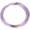 Ideal svetlý fialový hliníkový drôtik 1,5mm 5m