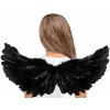 ČIERNE KRÍDLA Z PERIA ANJEL DIABLICA HALLOWEEN