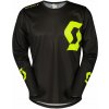 SCOTT jersey COMPETE caviar black/safety yellow - 2025, M