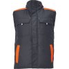 Cerva MAX VIVO pánska zimná vesta čierna oranžová
