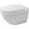 Duravit Starck 3 wc misa s pomaly sa sklápajúcim sedadlom závesné bez oplachovacieho kruhu biela lesklá 45270900A1
