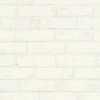 Vliesové tapety na stenu IMPOL 9078-51 Wood and Stone 2, tehly so štruktúrou krémovo biele, rozmer 10,05 m x 0,53 m, A.S.Création
