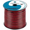 CABLETECH dvojlinka 2 x 0,75mm², čierno-červená, 100m, Cu + Al KAB0390