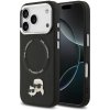 Karl Lagerfeld Karl & Choupette púzdro s MagSafe pre iPhone 17 Pro Max čierne (KLHMP17XPSMLRKCK)