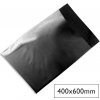 Plastové kurierske obálky na zásielky Q-Connect 400 x 600mm čierne 100ks