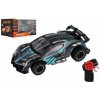 Auto RC sportovní plast 2,4GHz 20cm na baterie šedo-tyrkysové v krabici