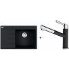 Franke SET G219 - CNG 611-78 TL/2 ONYX + FC 3055 ORBIT S VYTAHOVACÍ KONCOVKOU CHROM/FRAGRANIT ONYX