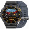 Pánske Smartwatch Hodinky GRAVITY GPS GT24-1 Čierne so Silikónovým Remienkom + Tmavomodrý Remienok
