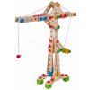 Drevená stavebnica žeriav Constructor Crane Eichhorn 5 modelov (žeriav, loď, hydroplán, formula, mobilný žeriav) 170 dielov od 6 rokov