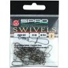 Spro obratlík s Karabínkou Rolling swivel + Fastlock Snap veľ.8