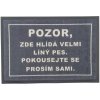 GDmats Lenivý pes Šedá 40x60 cm