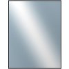 DANTIK - Zrkadlo v rámu, rozmer s rámom 70x90 cm z lišty Hliník čierna (7003021)